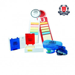 SINGAPORE POLICE FORCE DESKTOP STATIONERY SET AND PP STICKY NOTES WITH BOOKMARK & RULER, Promotional Gifts, Promotional Gift, Singapore